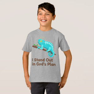 Stå upp i Guds plan Chameleon Kids T-Shirt