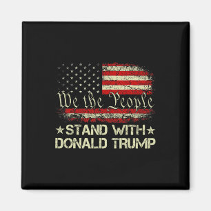 Stå upp med Donald Trump Support Pro Trump America Magnet