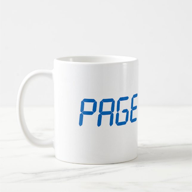 Stå upp med israeliskt kaffe mugg (Vänster)