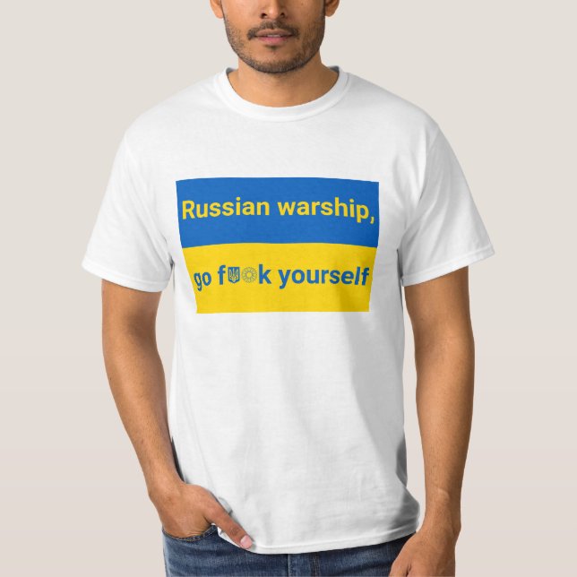Stå upp med Manar Shirt från Ukraina T (Framsida)