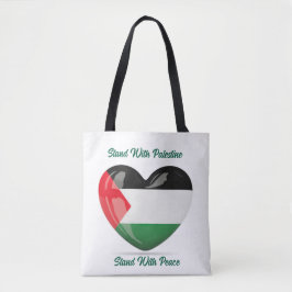 Stå upp med Palestina och visa fred Tygkasse