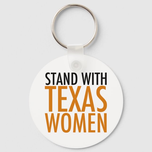 Stå upp med Texas Women Nyckelring (Framsida)