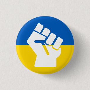 Stå upp med Ukraina UA:s frihetsknapp Knapp