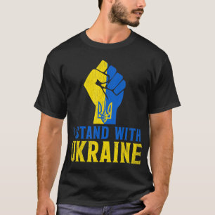 Stå upp med Ukrainas Kärlek Support Ukraina Manar T Shirt