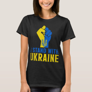 Stå upp med Ukrainas Kärlek Support Ukraina Manar T Shirt