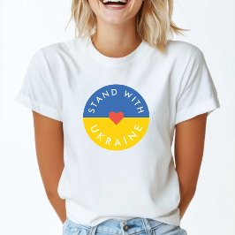 Stå upp mot Ukrainas protester mot Krig, Ukrainas T Shirt