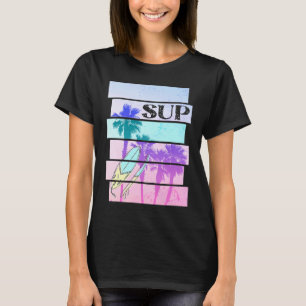 Stå upp och padda SUP-bräda 1 T Shirt