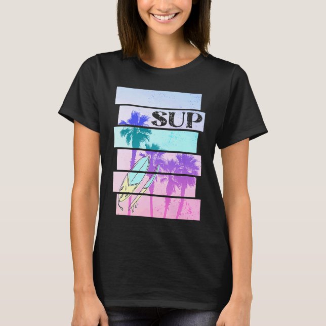Stå upp och padda SUP-bräda 1 T Shirt (Framsida)