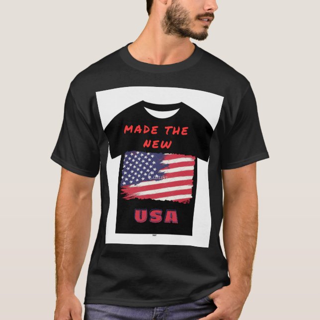 Stå upp och rösta: USA T-Shirt (Framsida)