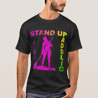 Stå upp och rotera paddling t shirt