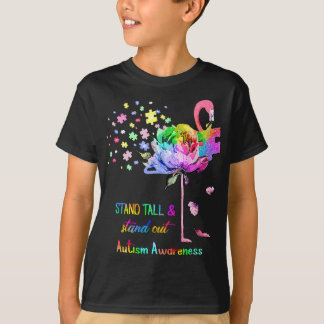 Stå upp och stå upp för medvetenheten om Flamingo  T Shirt