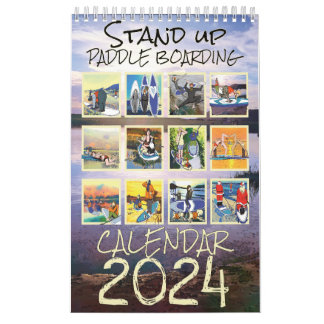 Stå upp Paddle Board Calendar 2024 Kalender