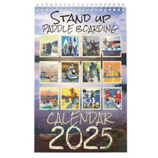 Stå upp Paddle Board Calendar 2025 Kalender