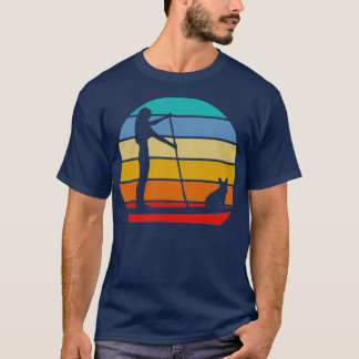 Stå upp Paddle Board Frenchie T Shirt
