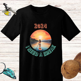Stå upp Paddleboard Surfing in paradise T Shirt