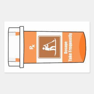 Stå upp Paddling är min drog Rektangulärt Klistermärke