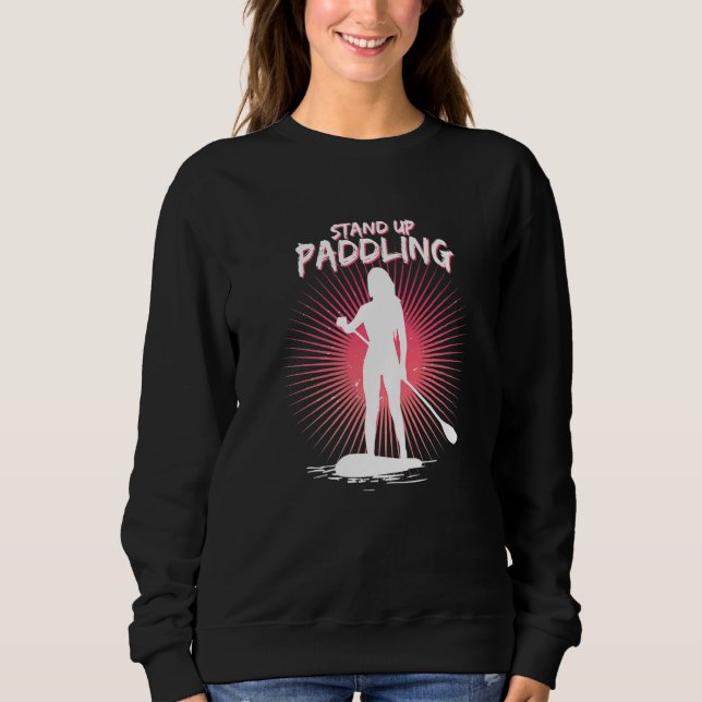 Stå upp paddling Sup Stå upp paddel T Shirt (Framsida)