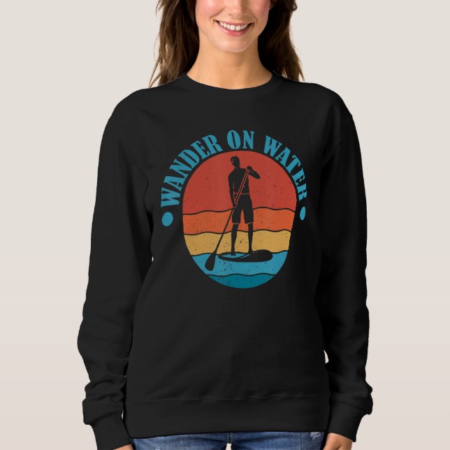 Stå upp paddling SUP vatten paddling paddlebo T Shirt (Framsida)