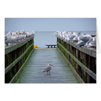 Stå ut i folkmassan hälsningskort