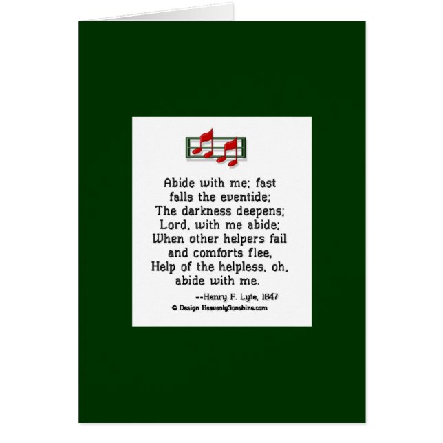 Stå ut med med mig hälsningskort (Framsidan)