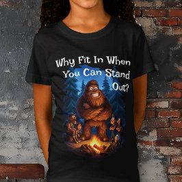 Stå ut Sasquatch Kids T Shirt