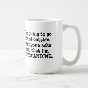 Stå yttersida kaffemugg