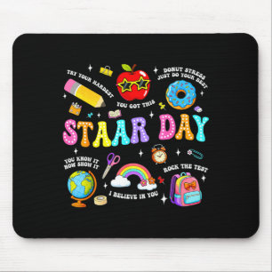Staar-dag test lärare elev positiv lärare musmatta