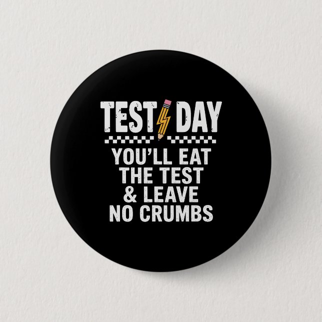 Staar Statligt Provdag Motivation Du Kommer Att Ät Knapp (Framsida)