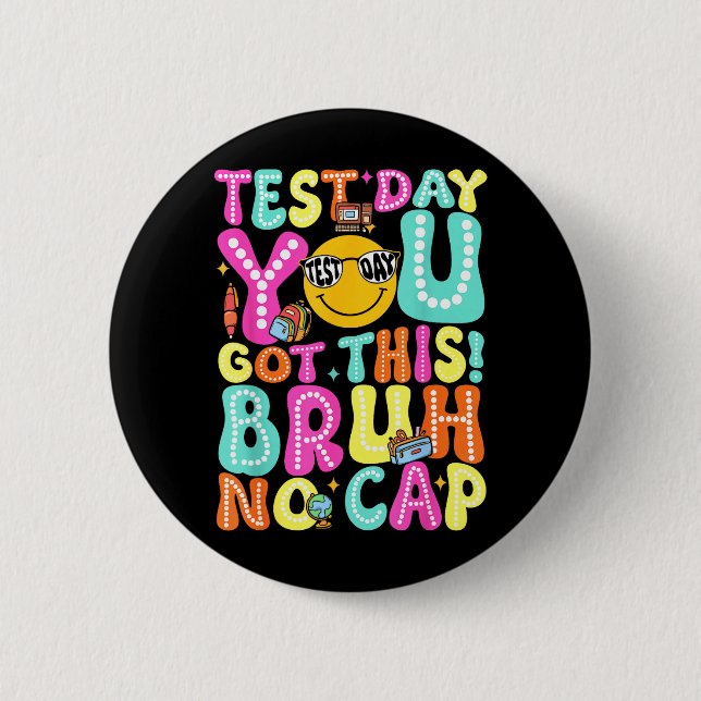 Staar Statligt Provdag Motivation Har Fått Det Bru Knapp (Framsida)