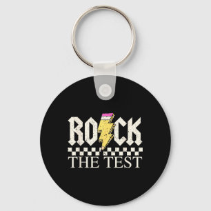 Staar Statligt Provdag Rock Testet ABCD Lärare Nyckelring