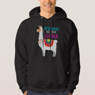 Staar Test Day no Problem Llama Teacher Testing Te Hoodie