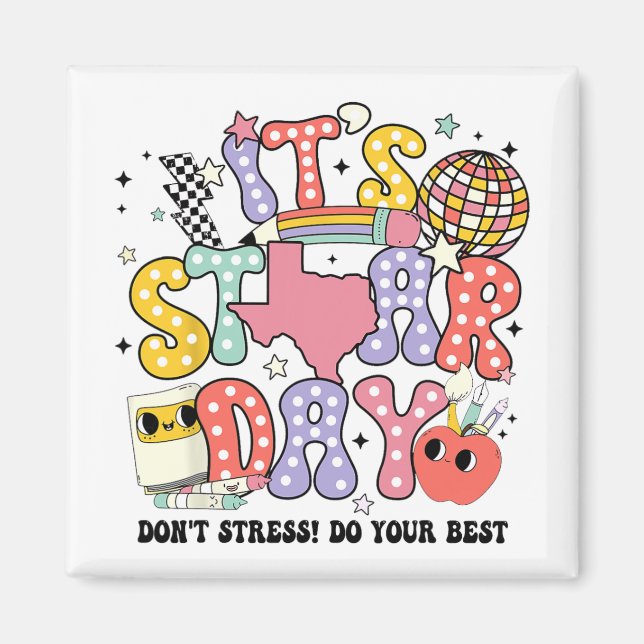 Staardag Stressa inte göra din bästa testdag med G Magnet (Framsidan)