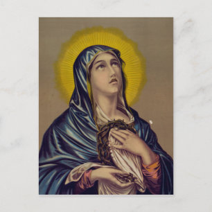 Stabat Mater Dam av Sorrows Vykort