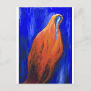 Stabat Mater Dolorosa Red (kristen surrealism) Vykort
