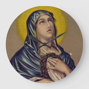 Stabat Mater Vår Sorgens Moder Andlig Konst Stor Klocka