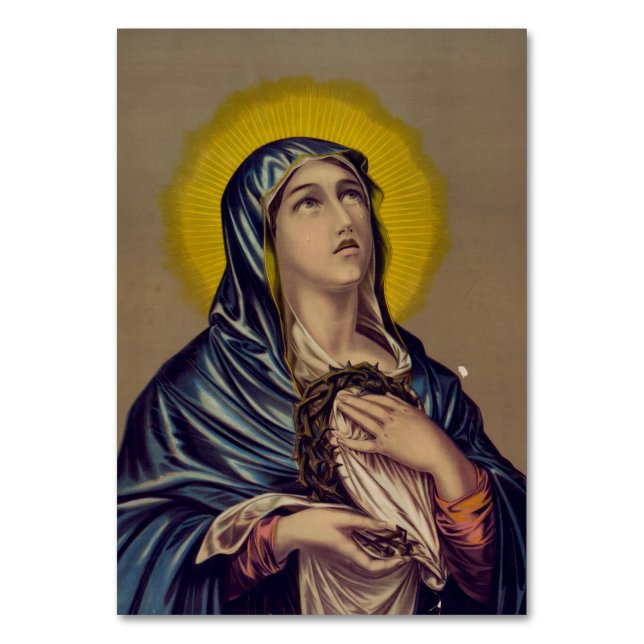 Stabat Mater Vår Sorgens Moder Bordsnummer (Framsidan)