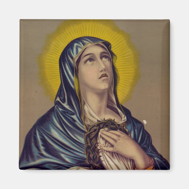 Stabat Mater Vår Sorgens Moder Magnet (Framsidan)