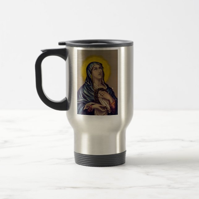 Stabat Mater Vår Sorgens Moder Resemugg (Vänster)