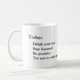 Stabbing av folk är den fla delfinTeamuggen Kaffemugg