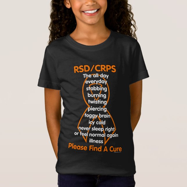 Stabbing Burning Twisting...RSD/CRPS T Shirt (Framsida)