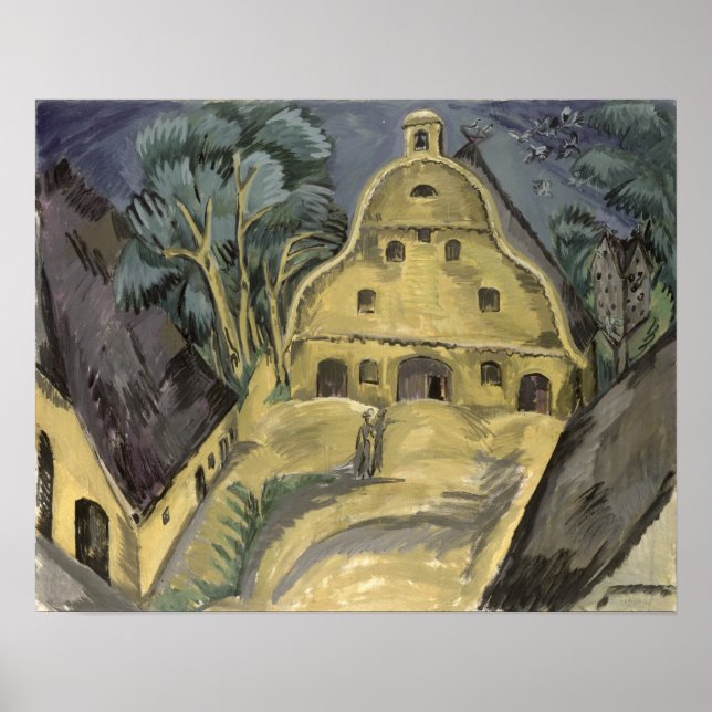 Staberhof Farm on Fehmarn I, 1913 Poster (Framsidan)