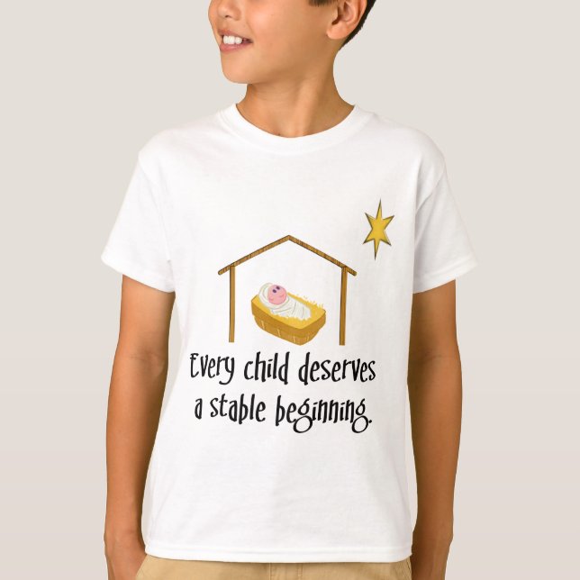 Stabil början tee shirt (Framsida)