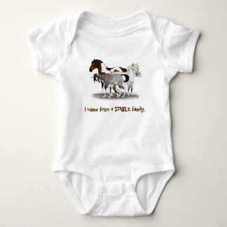 Stabil familjspädbarnranka tee shirt