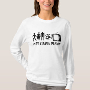 STABIL GENIUS Person Woman Man Camera TV T Shirt