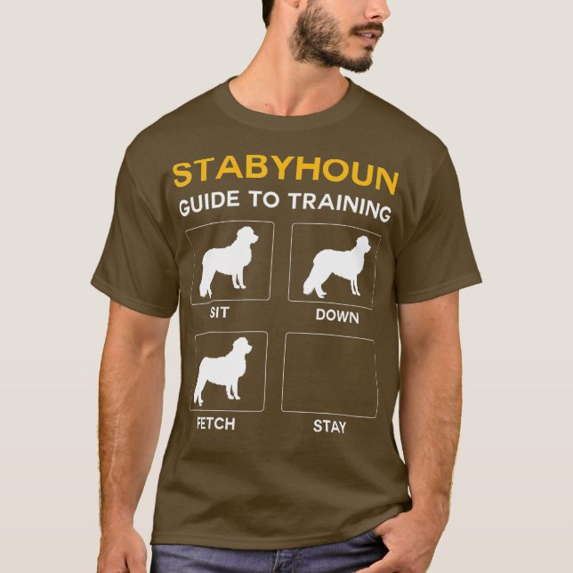 Stabyhoun Guide to Training Hund Obedience Hund T Shirt (Framsida)
