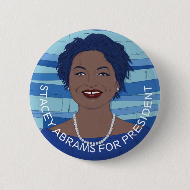 Stacey Abrams 2020 Knapp (Framsida)