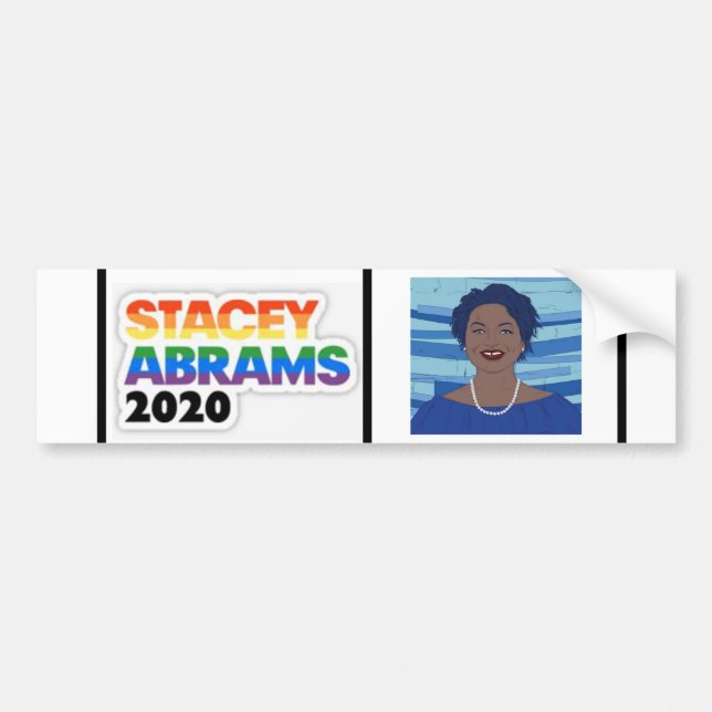 Stacey Abrams Bildekal (Framsidan)