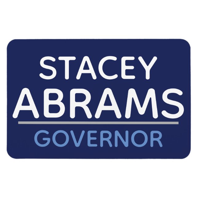 Stacey Abrams for GA GOVERNOR car magnet :) (Horisontell)
