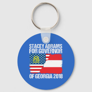 Stacey Abrams för regulator av Georgia 2018 Nyckelring