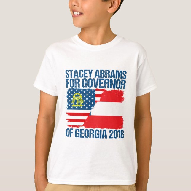 Stacey Abrams för regulator av Georgia 2018 T Shirt (Framsida)